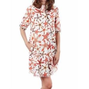 NEW DIZZY-LIZZIE chatham dress in starfish print